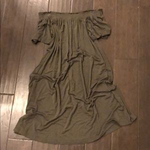 Off-the-shoulder, short, casual Target dress